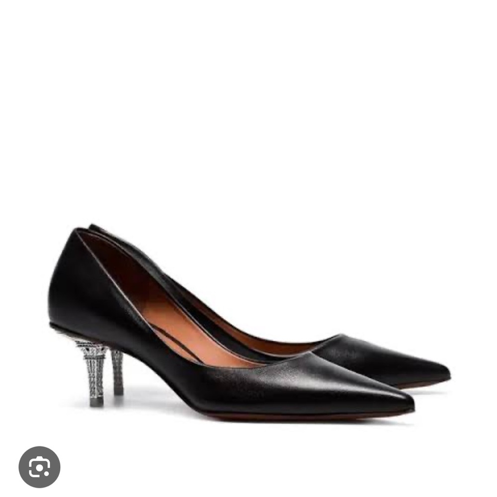 FINAL PRICE. NEW RED Vetements Eiffel Tower Kitten Heel